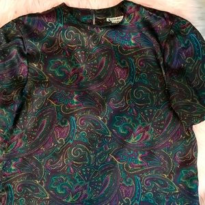 Stirling Cooper paisley printed blouse